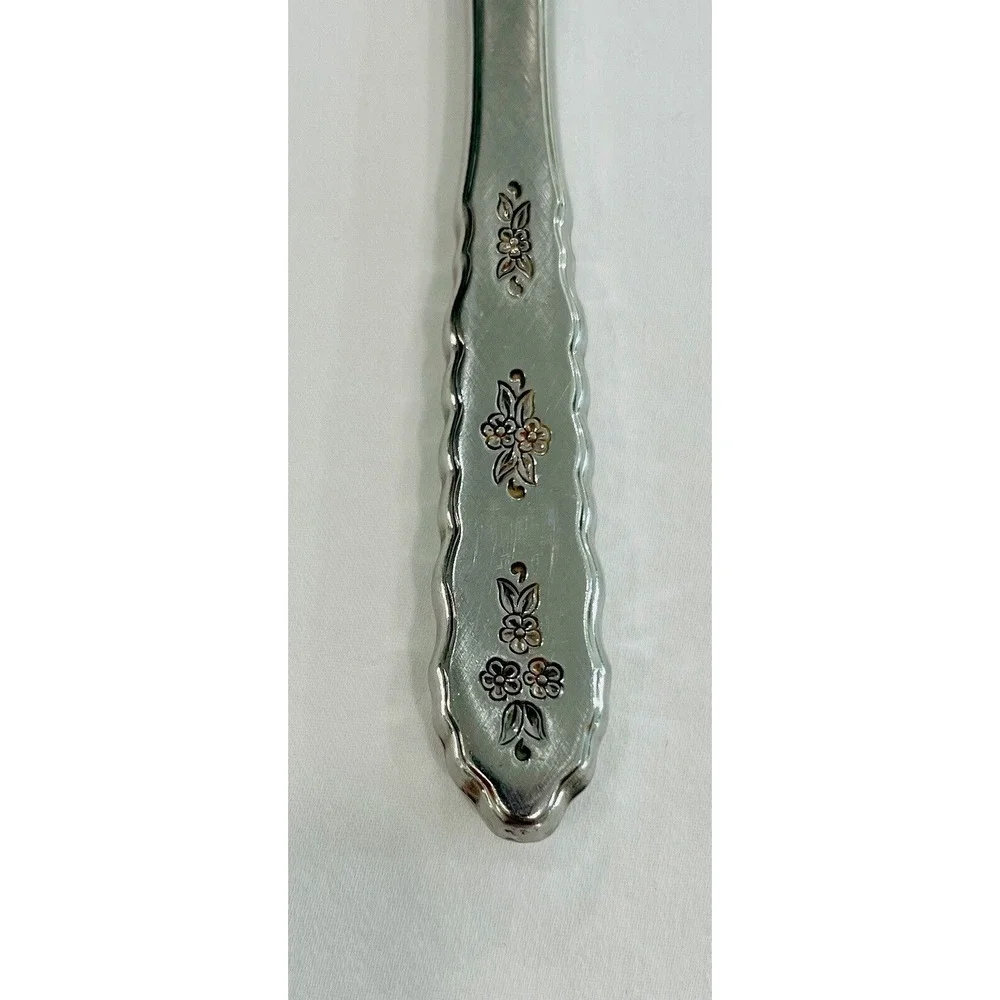 Oneida Knife‎ FLORAL BOUQUET Stainless Distinction Silverware Flatware Vintage